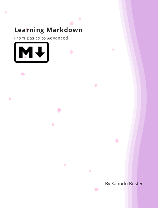 Markdown book cover